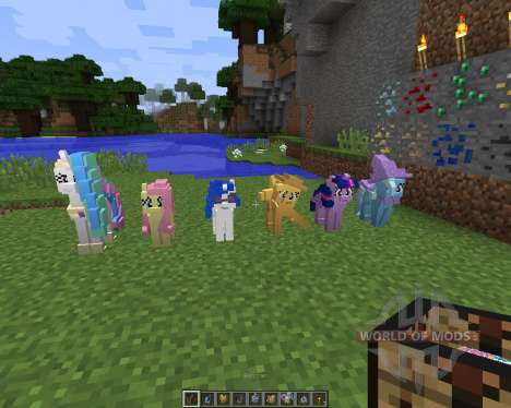 The My Little Pony Model Pack [32x][1.8.1] for Minecraft