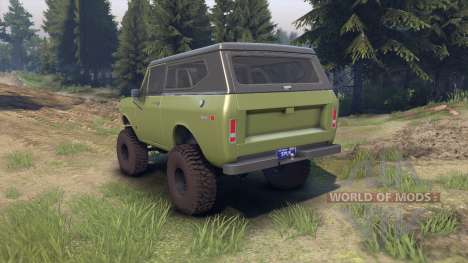 International Scout II 1977 grenoble green for Spin Tires