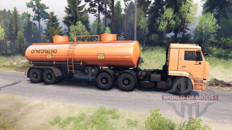 KamAZ-6460 for Spin Tires