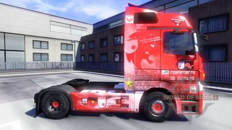 The skin Santa Fe, Colombia on the tractor Majes for Euro Truck Simulator 2