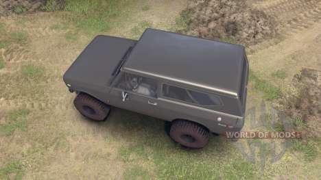 International Scout II 1977 gray for Spin Tires