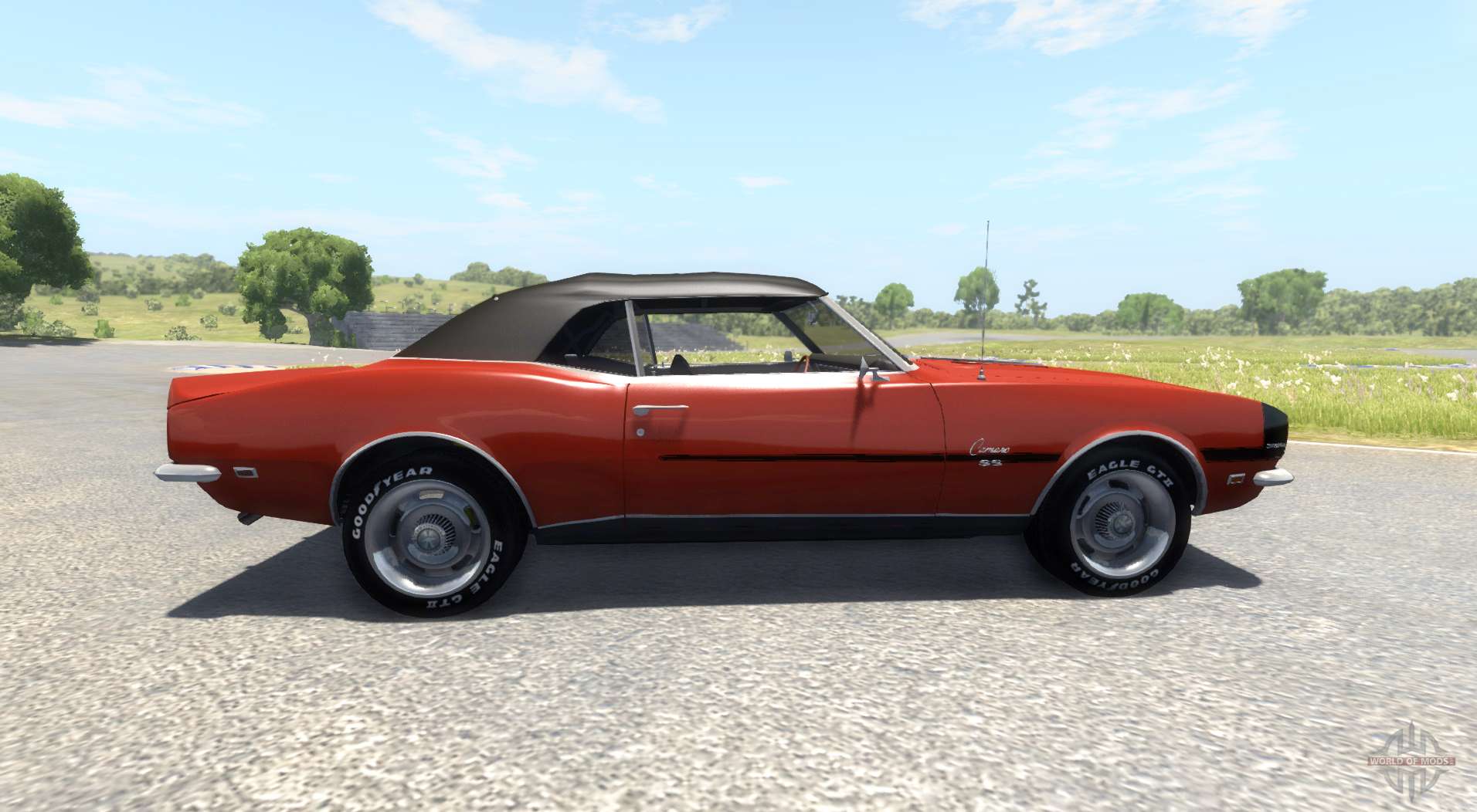 Chevrolet Camaro RS SS 396 1968 for BeamNG Drive