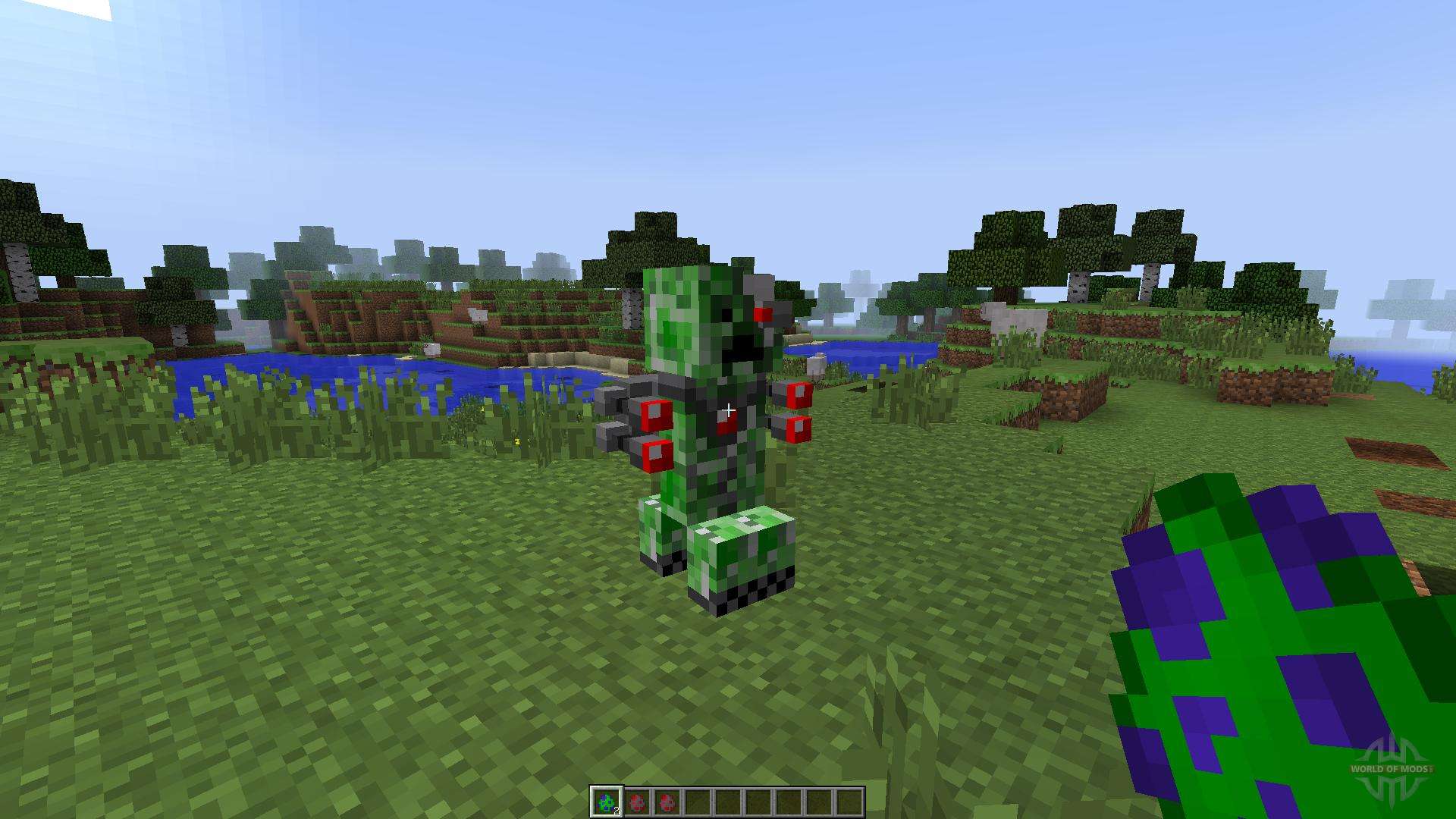 Laser Creeper Robot Dino Riders [1.7.10] for Minecraft