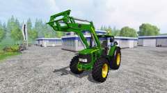 John Deere 6630 Premium front loader for Farming Simulator 2015