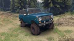 International Scout II 1977 bimini blue poly for Spin Tires