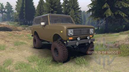 International Scout II 1977 drab green for Spin Tires