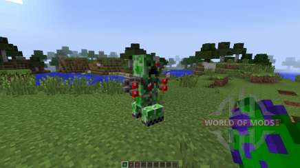 Laser Creeper Robot Dino Riders [1.7.10] for Minecraft