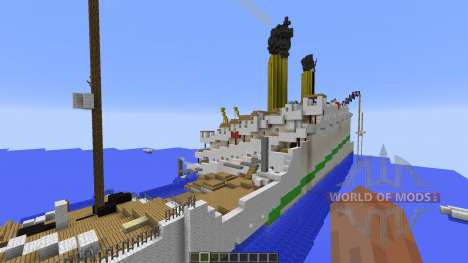 H.M.H.S.Britannic sinking for Minecraft