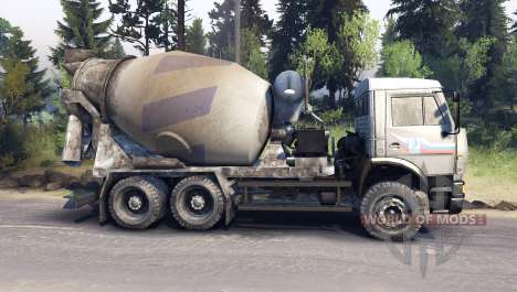 KamAZ-6520 for Spin Tires