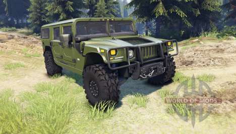 Hummer H1 green for Spin Tires