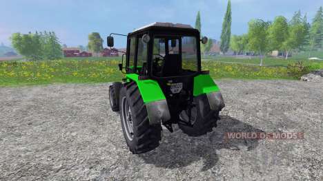 MTZ-Belarus 1025 yellow and green for Farming Simulator 2015