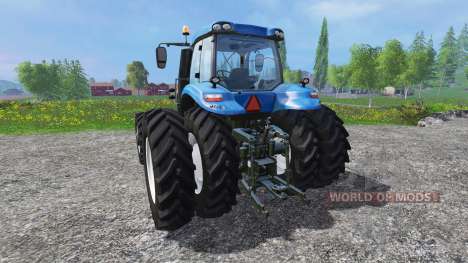 New Holland T8.320 row crop duals for Farming Simulator 2015