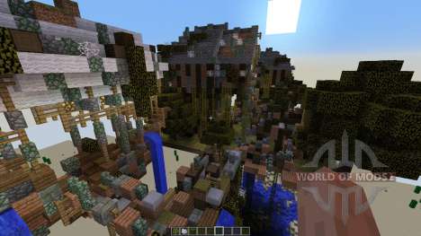 Abandoned Steampunk Island for Minecraft