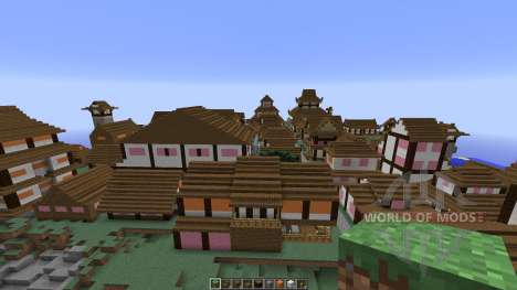 Japanese Village for Minecraft