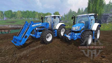 New Holland T6.160 v1.1 for Farming Simulator 2015