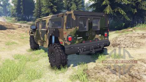 Hummer H1 camo for Spin Tires