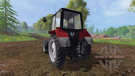 MTZ-82.1 Belarus v2.0 red for Farming Simulator 2015