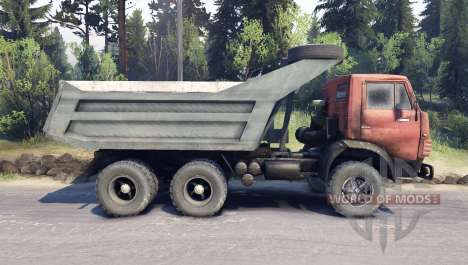 KamAZ-5511 red grille for Spin Tires