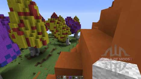 Mushroom sky island for Minecraft