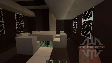 Black White Modern house for Minecraft