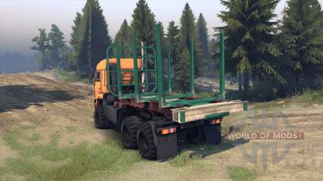 KamAZ-65115 for Spin Tires