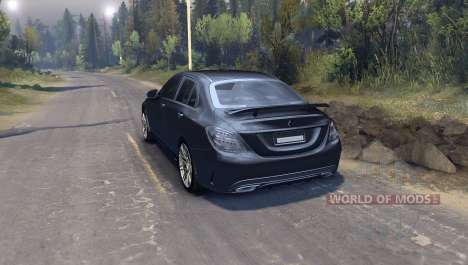 Mercedes Benz C250 Brabus for Spin Tires