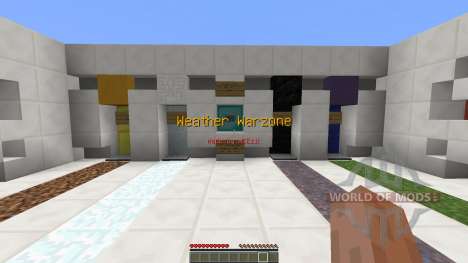 Weather Warzone PvP Map for Minecraft