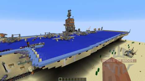 Opposite Aircraft Carrier for Minecraft