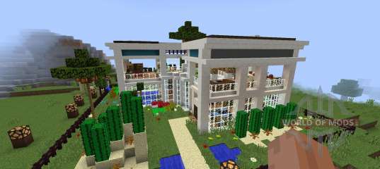 Cozy Cottage Luxurious Modern House 1 8 1 8 8 For Minecraft