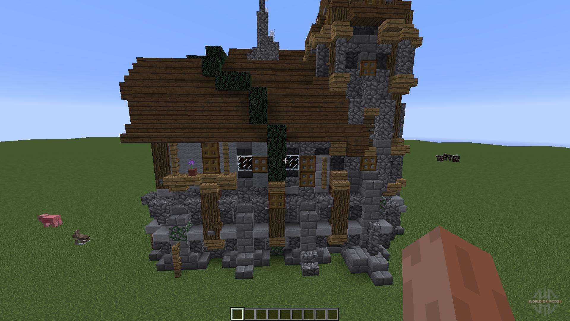 Casa Medieval de 3 Andares no Minecraft #minecraft #LivreParaSer #mine