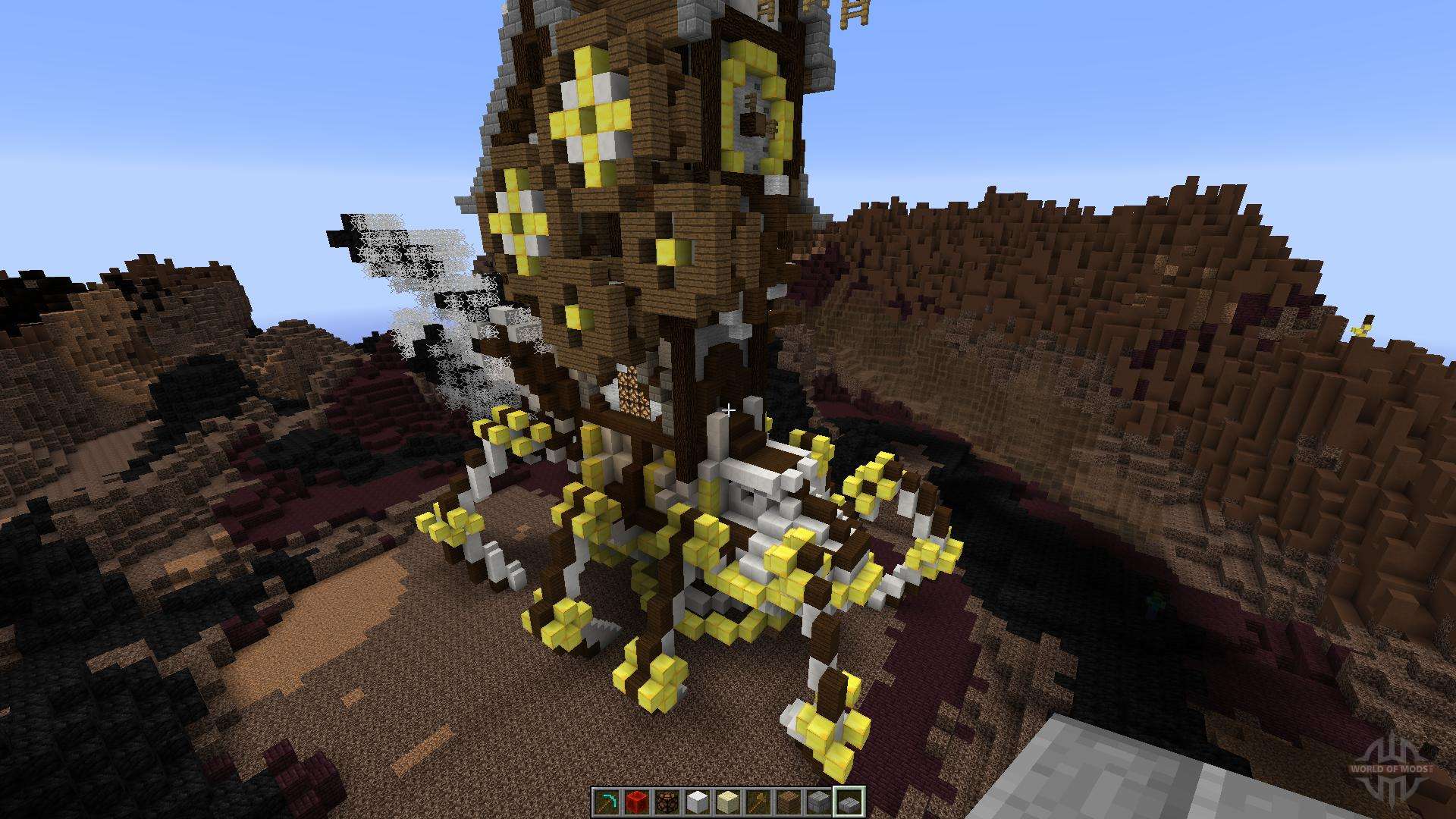 Mechanic steampunk spider for Minecraft