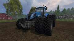 New Holland T8.320 dual wheels for Farming Simulator 2015