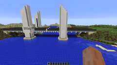Vertical Lift Bridge for Minecraft
