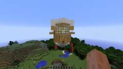 ChargePositive Flying WarShip for Minecraft
