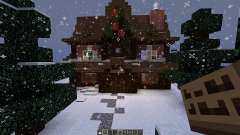 christmas adventure inspired villa for Minecraft