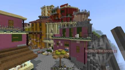 A cinque terre Manarola in Italy [1.8][1.8.8] for Minecraft