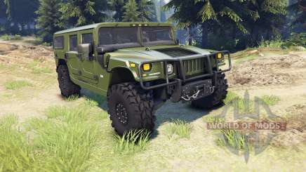 Hummer H1 green for Spin Tires