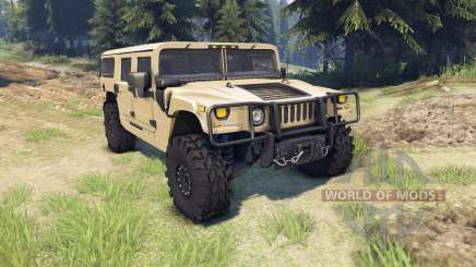 Hummer H1 tan for Spin Tires