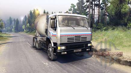 KamAZ-6520 for Spin Tires