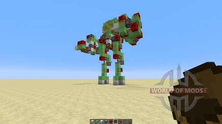 Atlas Mech Suit with Missile Launcher for Minecraft