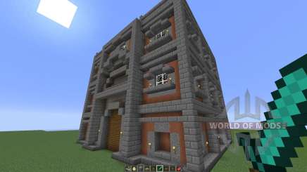 005 Cubic town house for Minecraft