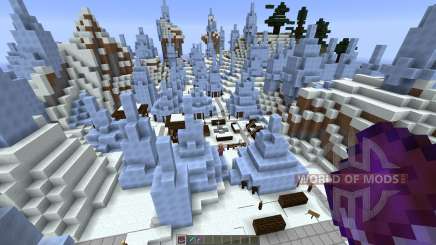 Icecube Village for Minecraft