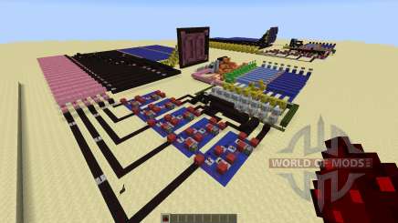 Redstone Calculator and Redstone Digital Clock for Minecraft