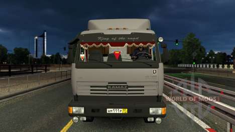 KamAZ 43118 with the wheel for Euro Truck Simulator 2