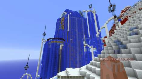 Frozen Elsas Ice Castle for Minecraft