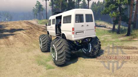 Minibus for Spin Tires