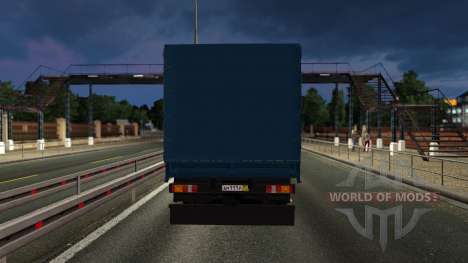 KamAZ 43118 with the wheel for Euro Truck Simulator 2