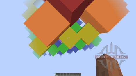 Fibonacci Cube Spiral for Minecraft