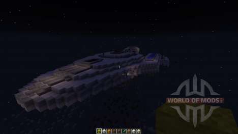 USS Revelation Earth Space Command Vessel for Minecraft