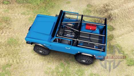 Ford Bronco 1966 [blue] for Spin Tires